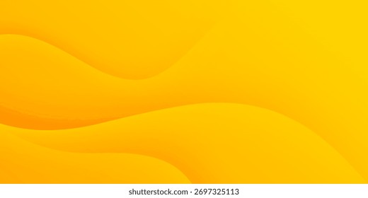 Hell orange und gelb abstrakter dynamischer Hintergrund mit wellenförmigen Formen. abstrakter wellenförmiger Hintergrund.