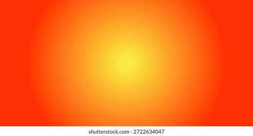Fondo de degradado abstracto amarillo anaranjado brillante con brillo cálido radiante. Ideal para marcas energéticas, temas de verano, imágenes publicitarias, carteles y diseños creativos llamativos.