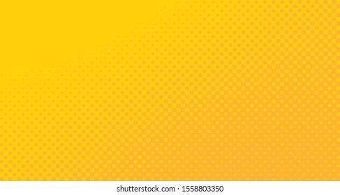 
Bright orange yellow dotted background. Abstract polka dot background with halftone dots design. Gradient halftone pop art retro style comic. Vector illustration for sale banner. Eps 10.