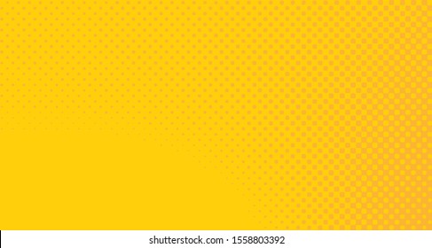 
Bright orange yellow dotted background. Abstract polka dot background with halftone dots design. Gradient halftone pop art retro style comic. Vector illustration for sale banner. Eps 10.