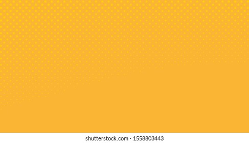 
Bright orange yellow dotted background. Abstract polka dot background with halftone dots design. Gradient halftone pop art retro style comic. Vector illustration for sale banner. Eps 10.