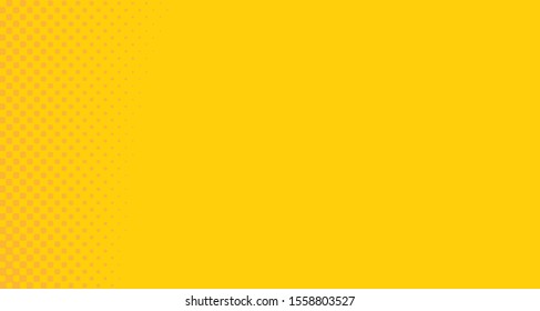 
Bright orange yellow dotted background. Abstract polka dot background with halftone dots design. Gradient halftone pop art retro style comic. Vector illustration for sale banner. Eps 10.