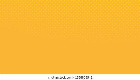 
Bright orange yellow dotted background. Abstract polka dot background with halftone dots design. Gradient halftone pop art retro style comic. Vector illustration for sale banner. Eps 10.