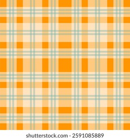 Bright orange and yellow plaid pattern with vibrant energy. Perfect for festive designs, fall themes, or bold textile projects.