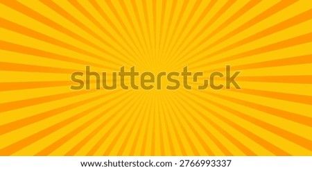 Bright orange and yellow rays background