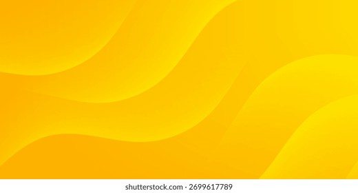 Fondo dinámico abstracto naranja-amarillo brillante con Formas onduladas. Color naranja limón fresco. Fondos de pantalla modernos para Plantillas, Anuncios, ventas, eventos, anuncios, Web y páginas