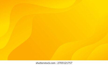 Fondo dinámico abstracto naranja-amarillo brillante con Formas onduladas. Color naranja limón fresco. Fondos de pantalla modernos para Plantillas, Anuncios, ventas, eventos, anuncios, Web y páginas