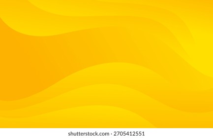 Fondo dinámico abstracto naranja-amarillo brillante con Formas onduladas. Color naranja limón fresco. Fondos de pantalla modernos para Plantillas, Anuncios, ventas, eventos, anuncios, Web y páginas