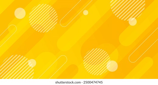 Bright orange-yellow gradient abstract dynamic background. Modern geometric wallpapers. Suitable for templates, sale banners, business, ads, events, web and pages
