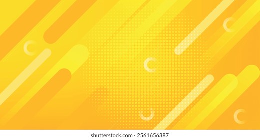 Bright orange-yellow gradient abstract dynamic background. Modern wallpapers. Suitable for templates, sale banners, events, ads, web and pages