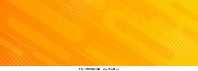 Fondo dinámico abstracto degradado naranja-amarillo brillante. Fondos de pantalla modernos. Adecuado para Plantillas, Anuncios de venta, eventos, anuncios, Web y páginas