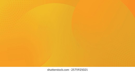 Bright orange-yellow gradient abstract fluid wave background with halftone, modern dynamic wallpaper. Suitable for templates, sales banners, business, ads, web and pages