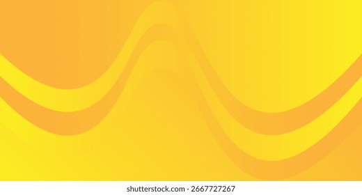 Fondo de onda fluida abstracto de gradiente naranja-amarillo brillante con semitono, Anuncio dinámico moderno. Adecuado para Plantillas, Anuncios de ventas, negocios, anuncios, Web y páginas