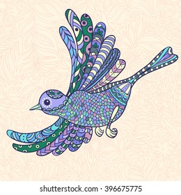 bright ornamental bird