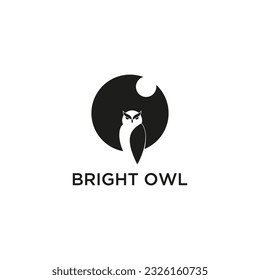 Hell-Owl-Logo, Vektorgrafik von Tierarten