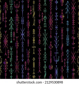 Helles pagan nahtloses Vektormuster.