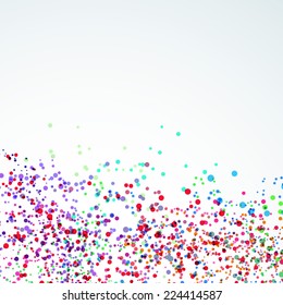 Bright paint stain dot liquid background. Vector illustration