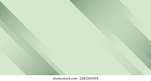 Fundo abstrato de recorte de papel brilhante com combinação de padrão quadrado verde gradiente cor suave no fundo.