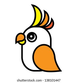 Bright parrot.