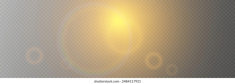 Bright particles of light. Special light glare effect.	