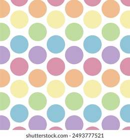Fondo de patrón sin costuras de color pastel brillante