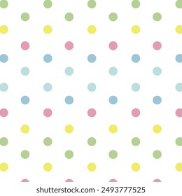 Bright Pastel Color Seamless Pattern Background