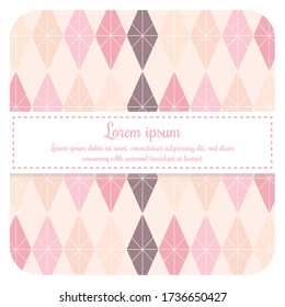 Bright pastel seamless patterns. - abstract pink geometric background design. - vector illustration.