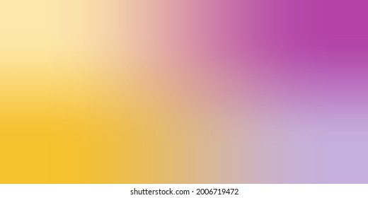 Bright Pastel Violet Smooth Surface Backdrop. Vibrant Lavender Empty Gradient Mesh Illustration. Yellow Purple Pink Smooth Watercolor Colorful Surface. Modern Blank Soft Trendy Frame Background.