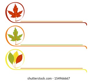 Bright pattern with autumn leaves 