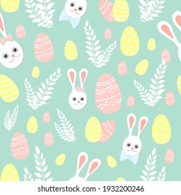Bright pattern with birds and a declaration of love, blue background. Vector illustration