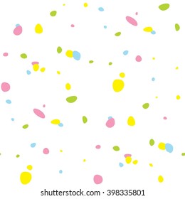 Bright pattern of blots and splashes. Colored watercolor blots. Print on fabric and paper. Background for postcards, cards and other items.