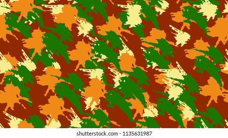 A bright pattern of chaotic blobs. Modern abstract background. Idea of design of packing, cover, tile, textiles, wallpaper