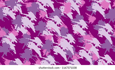 A bright pattern of chaotic blobs. Modern abstract background. Idea of design of packing, cover, tile, textiles, wallpaper