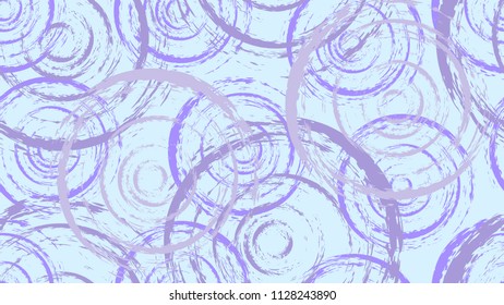 A bright pattern of chaotic circles. Spattered paint, ink. Idea of design of packing, tile, wall-paper, textiles