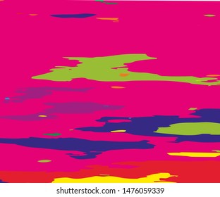 Bright pattern with colorful brush stroke. Multicolored grunge background. Digital graffiti. vector graphics
