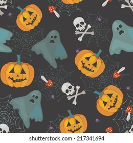 bright pattern for halloween