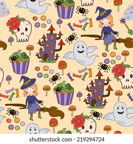 bright pattern for Halloween. vector