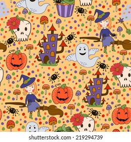 bright pattern for Halloween. vector