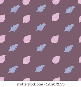 bright pattern with leaves against a dark background. 