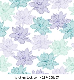 Bright pattern of multi-colored roses. Isolated hand drawn with big flowers, eucalyptus and berries for wallpaper design, textile, fabric