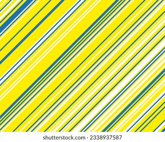Ein helles Muster mit schrägen, gerade Linien von Blau, Weiß und Gelb. Gemeinsames Design für Banner, Karten, Bildschirmhintergründe. Vektorgrafik