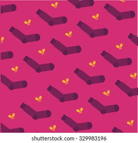 bright pattern with socks and flies