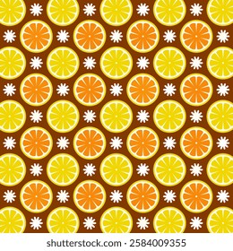 A bright pattern of sun-kissed bursts of color and citrus flavor, perfect for summer adventures.