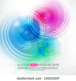 Bright picturesque background.The illustration contains transparency and effects. EPS10