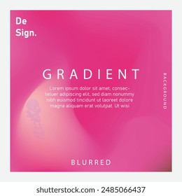 bright pink abstract background design template gradient mesh color on white