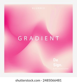 bright pink abstract background design template gradient mesh color on white