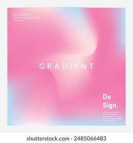 bright pink abstract background design template gradient mesh color on white