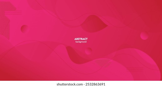 Fundo abstrato rosa brilhante com listras. Fundo de estilo de fluido ondulado criativo. Vetor Eps10