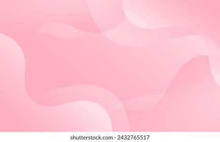 Fondo de la curva abstracta rosa brillante, fondo de pantalla dinámico de belleza rosa con formas de onda. Plantilla de fondo de banner para productos de belleza, ventas, anuncios, páginas, eventos, web y otros