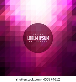 bright pink abstract triangle background